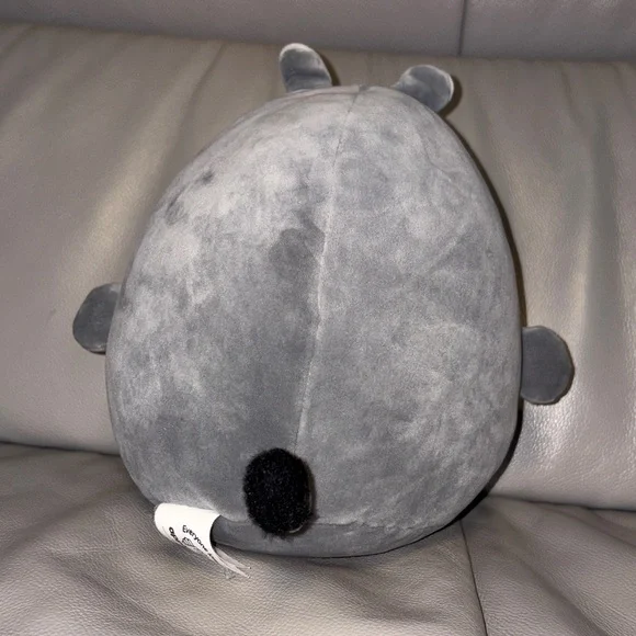 Gray Hippo Plush Toy Jazware 10 Jungle Hippo Stuffed Animal Plush New With Tag - Picture 2 of 7